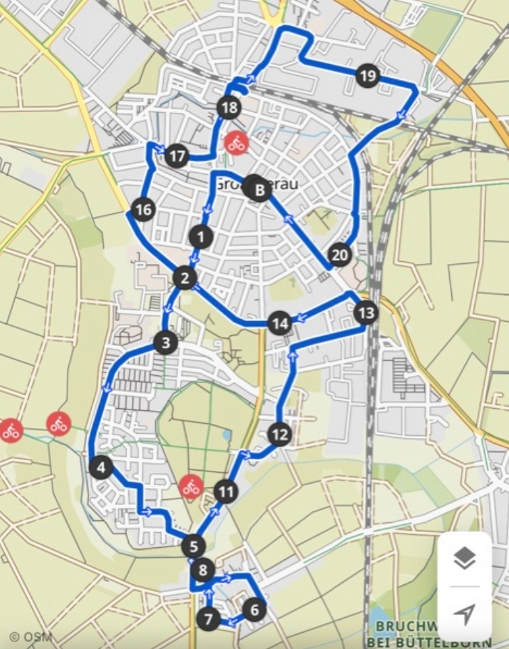 Critical Mass Route