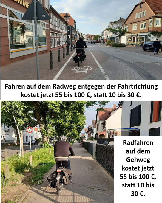 Strafen für Radfahrer Strafen für Radfahrer